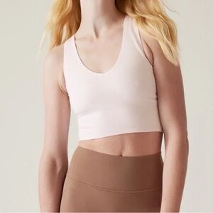 Athleta Aurora Rib Crop Tank